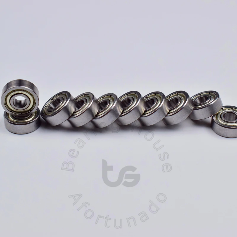 605ZZ 5*14*5(mm) 10pcs chrome steel Metal Sealed  Bearings