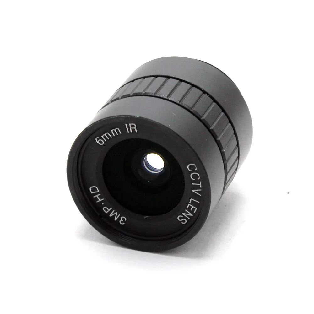 3MP HD 6mm lens Manual 1/2 Iris Cs Mount Industrial lens CCTV Camera Lens for HD Camera ip camera