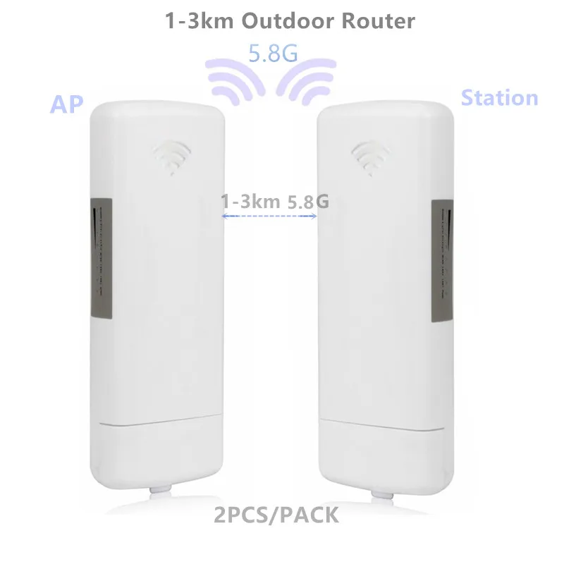 

9344 9331Outdoor AP Router 1-3km Chipset WIFI Router WIFI Repeater CPE Long Range 300Mbps5.8G AP Bridge Client Router repeater