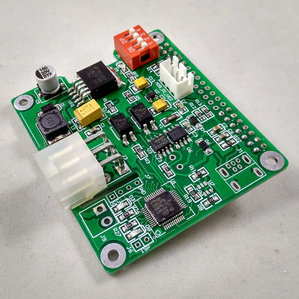 RPI-MDB Raspberry pi to vending machine MDB cashless adapter board with housing working with bill acceptor,coin validator