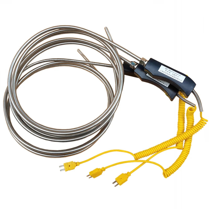 

WRNK-187/104M Hand-held Thermocouple large handle K type Armored Thermocouple Zinc/aluminum water high temperature furnace Probe