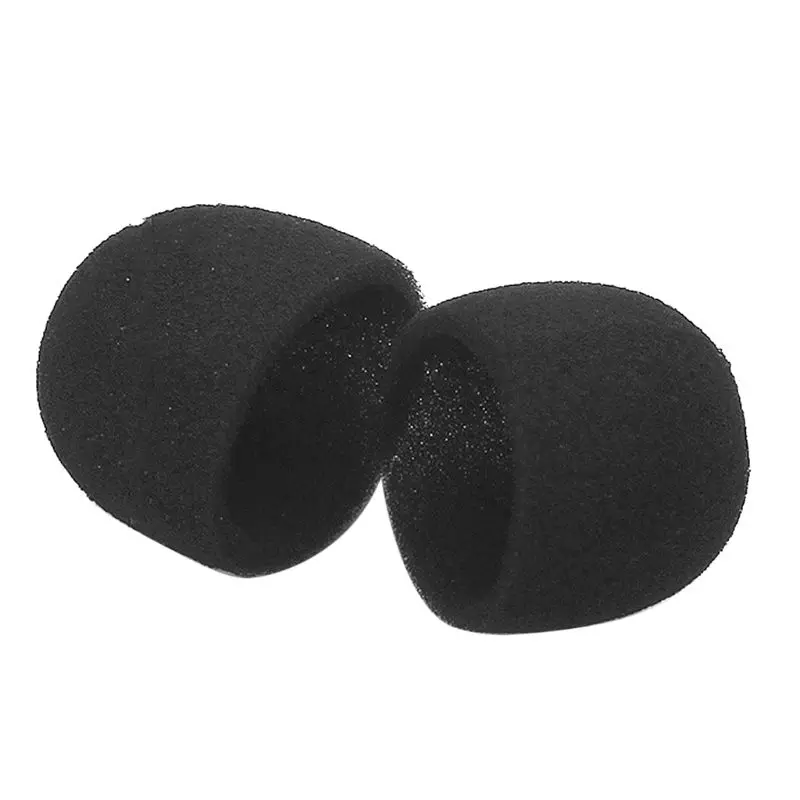 Black Round Ball Shape Microphone Cap Windscreen Grill Inner Foams Sponge for SM58 SLX24 PGX24 PG58 BETA58A Mic Cover