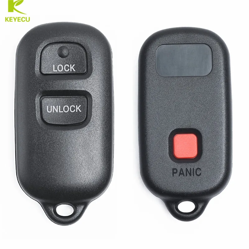 KEYECU Replacement Remote Control Key Fob for Toyota Celica Echo FJ Cruiser Highlander Prius Rav4 00-06 Tacoma FCC ID: HYQ12BBX