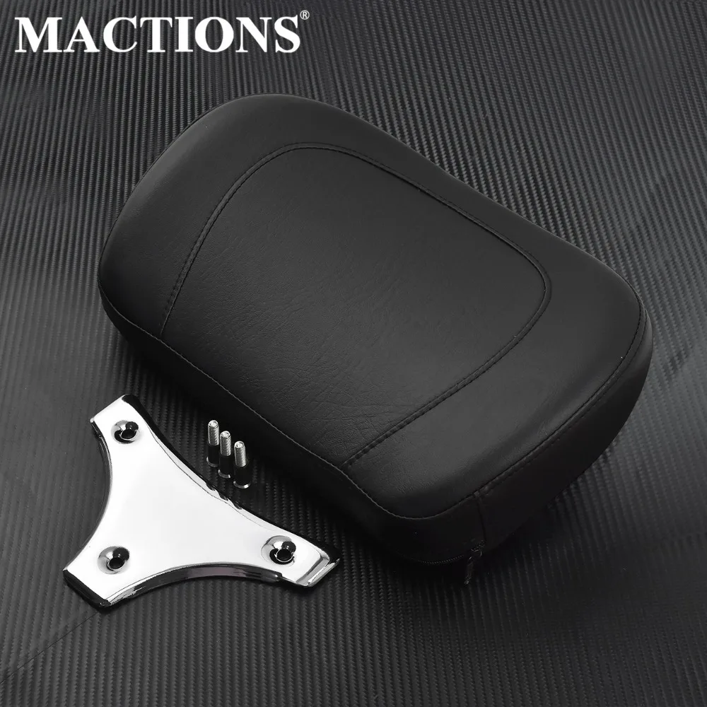 Motorcycle Parts Sissy Bar Models Detachable Passenger Backrest Pad Leather Chrome For Harley Touring FLHRC 1997-2015 2016 2017