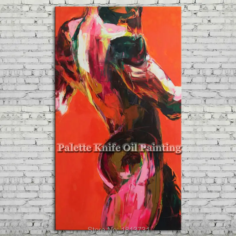 

Hand painted Francoise Nielly Palette knife portrait Face Oil painting Character figure canva wall Art picture for living room68