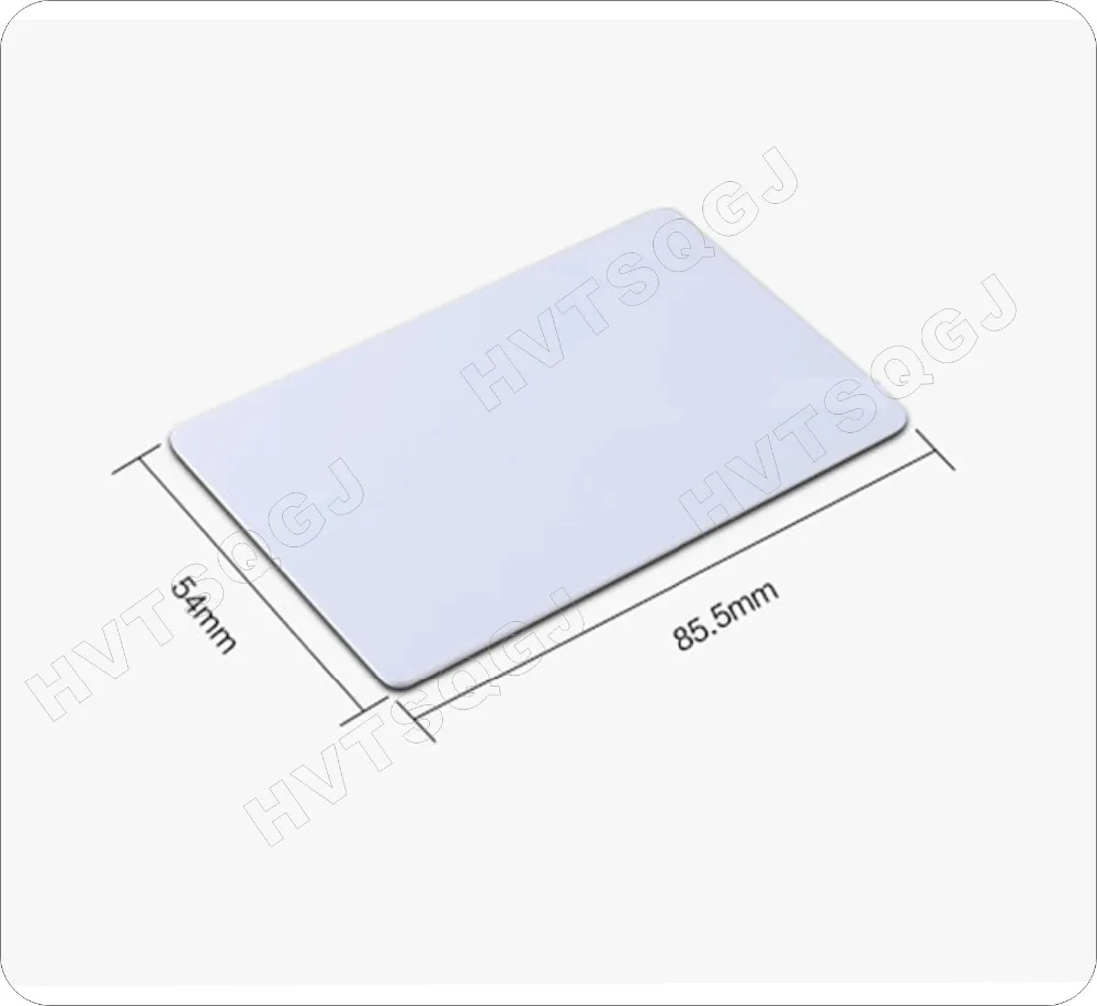 

200pcs/lot Free shipping 13.56mhz inkjet UID RFID Blank PVC card matches RFID inkjet printable