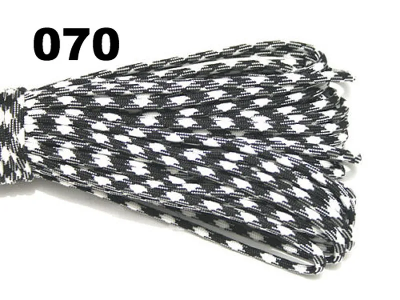 25/50/100/FT Paracord 550 Parachute Cord Lanyard Rope Mil Spec Type III 7 Strand Climbing Camping Survival Equipment