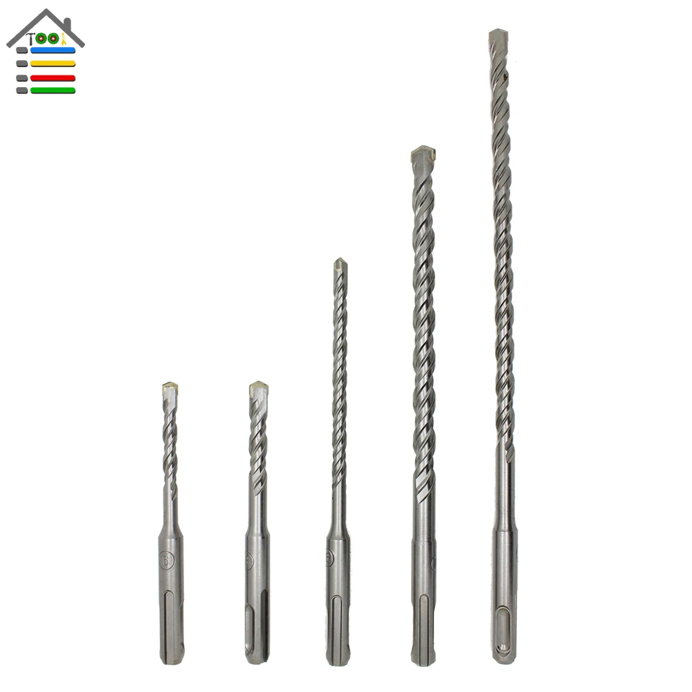 الكهربائية مطرقة مثقاب البناء الحفر Diammer 6 8 10 مللي متر طول 110 160 210 260 مللي متر للخرسانة الطوب كتلة هول المنشار SDS زائد #1