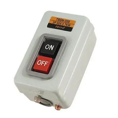 NO OFF 2 Positions Power Push Button Switch 30A 3.7Kw