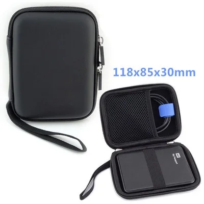 غطاء حامي أسود لمحرك الأقراص الصلبة حقيبة حقيبة القرص الصلب الخارجي