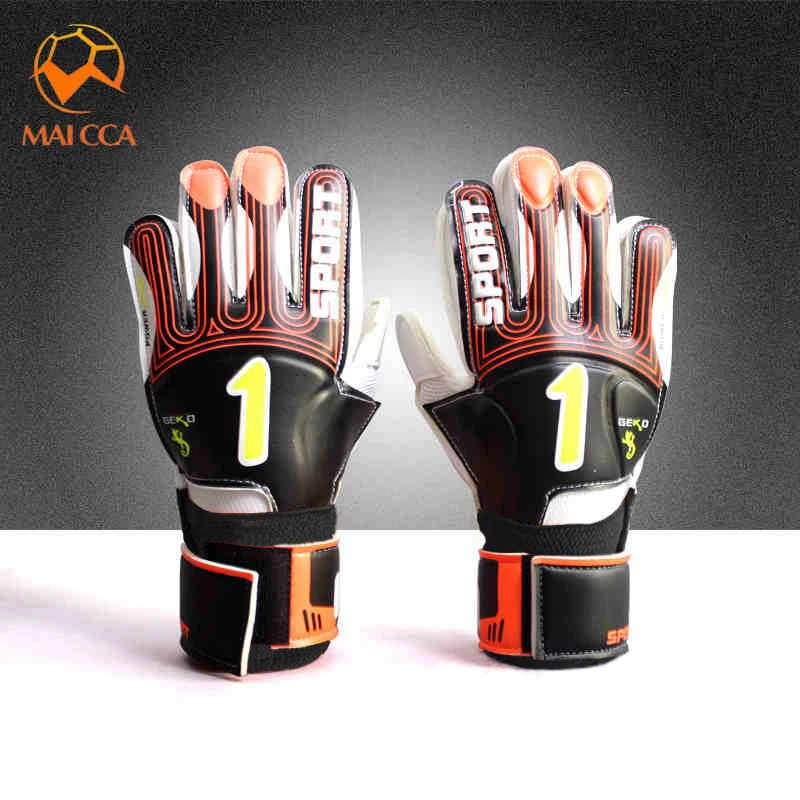 

Professional Goalkeeper Finger Protection Thickened Latex Soft PU Soccer Football For Adult Kids