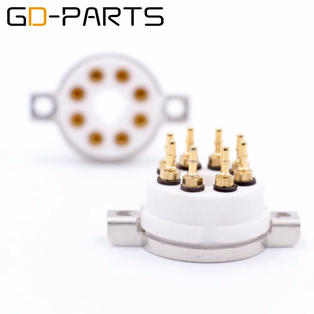 8Pin Octal Ceramic Tube Socket Valve Tube Base For EL34 KT88 6550 6L6 GZ34 5881 274B 5AR4 Vintage Tube AMP Hifi Audio DIY