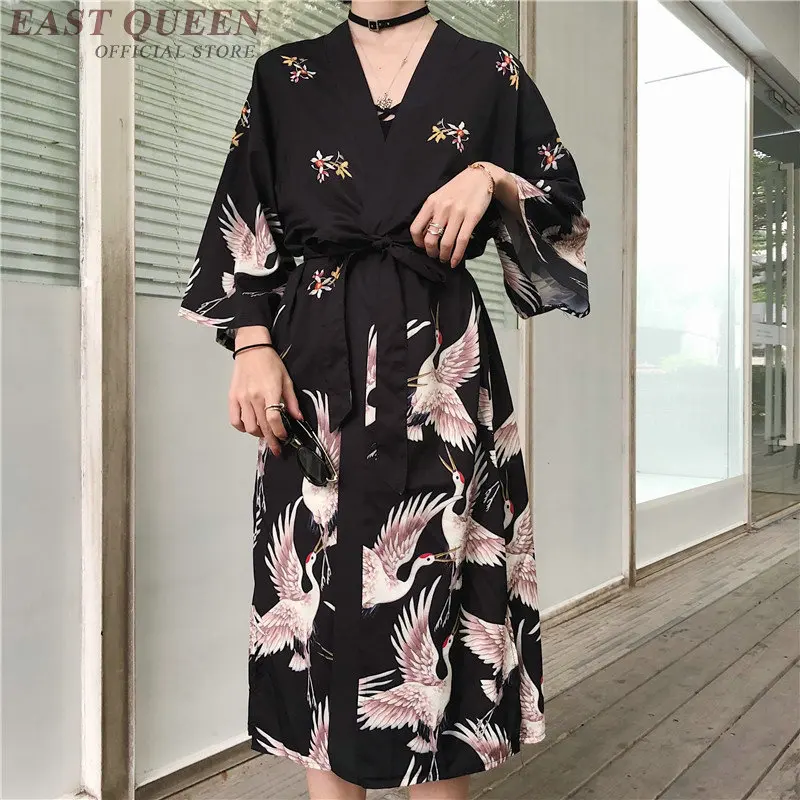 Long shirt female kimonos woman 2020 Japanese harajuku kimono cardigan blouse yukata female Japanese streetwear AE005