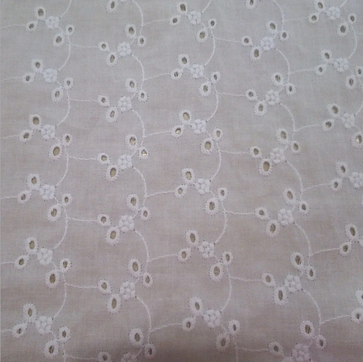 9088 cotton hollow-out big machine embroidery woven fabric,XERY-1056