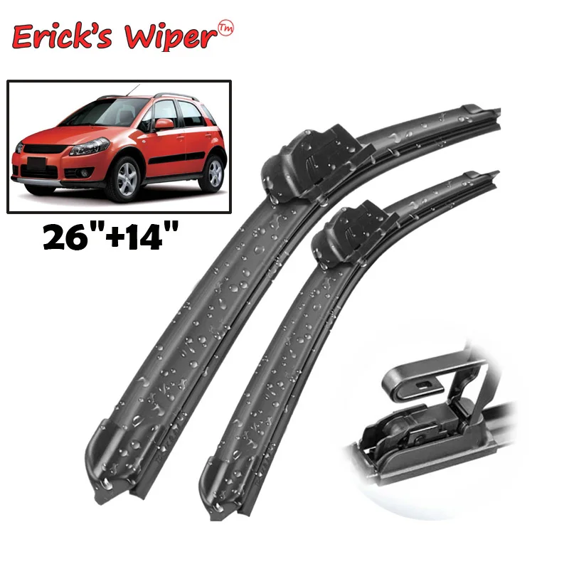 Erick\'s Wiper Front Wiper Blades For Suzuki SX4 2006 - 2020 Windshield Windscreen Clean Window Car Rain Brushes Nature 26\