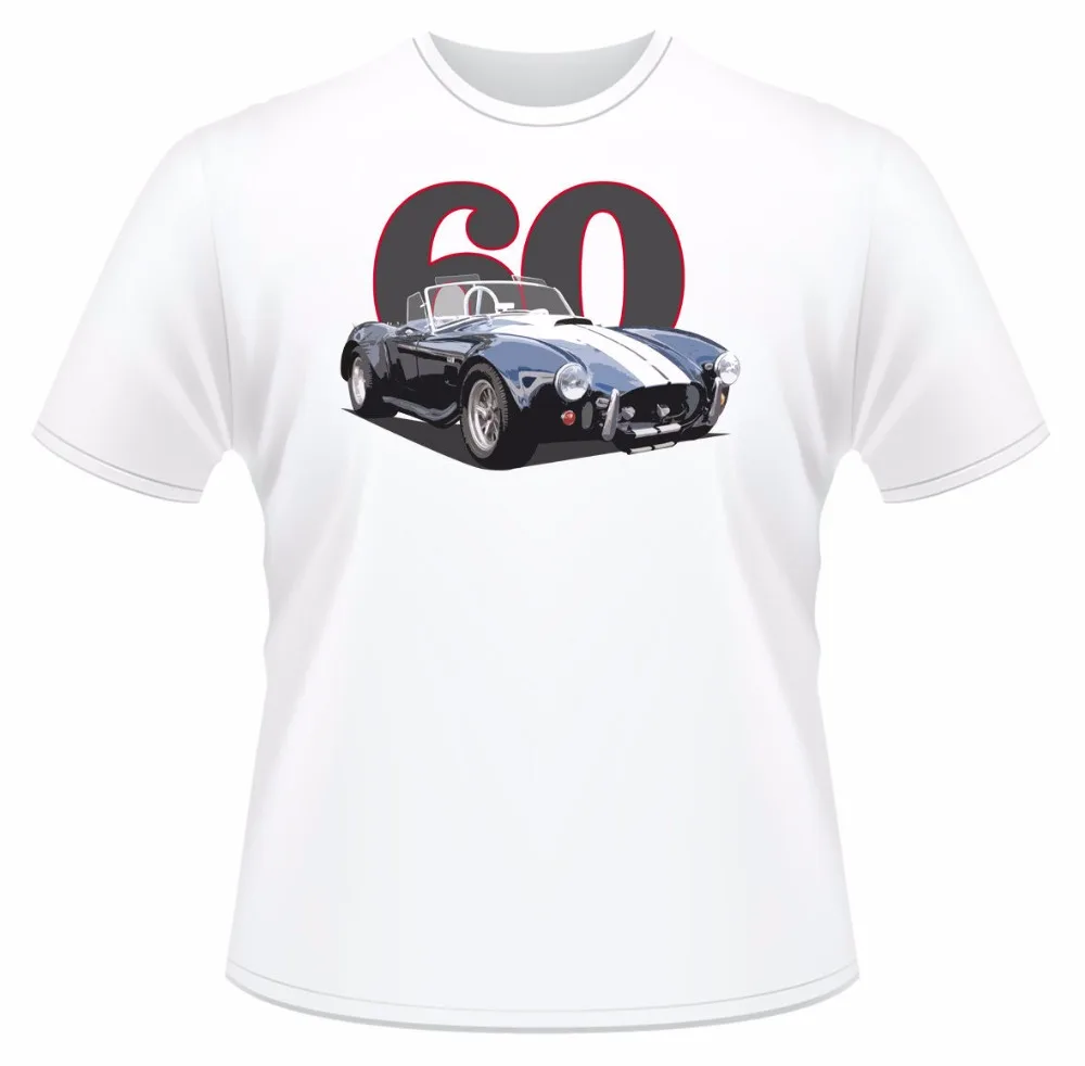 2019 Summer New Brand T-Shirt Casual Fitness Funny O Neck Men'S T-Shirt, 1960 Ac Cobra Classic Car Ideal Birthday Gift Tee Shirt