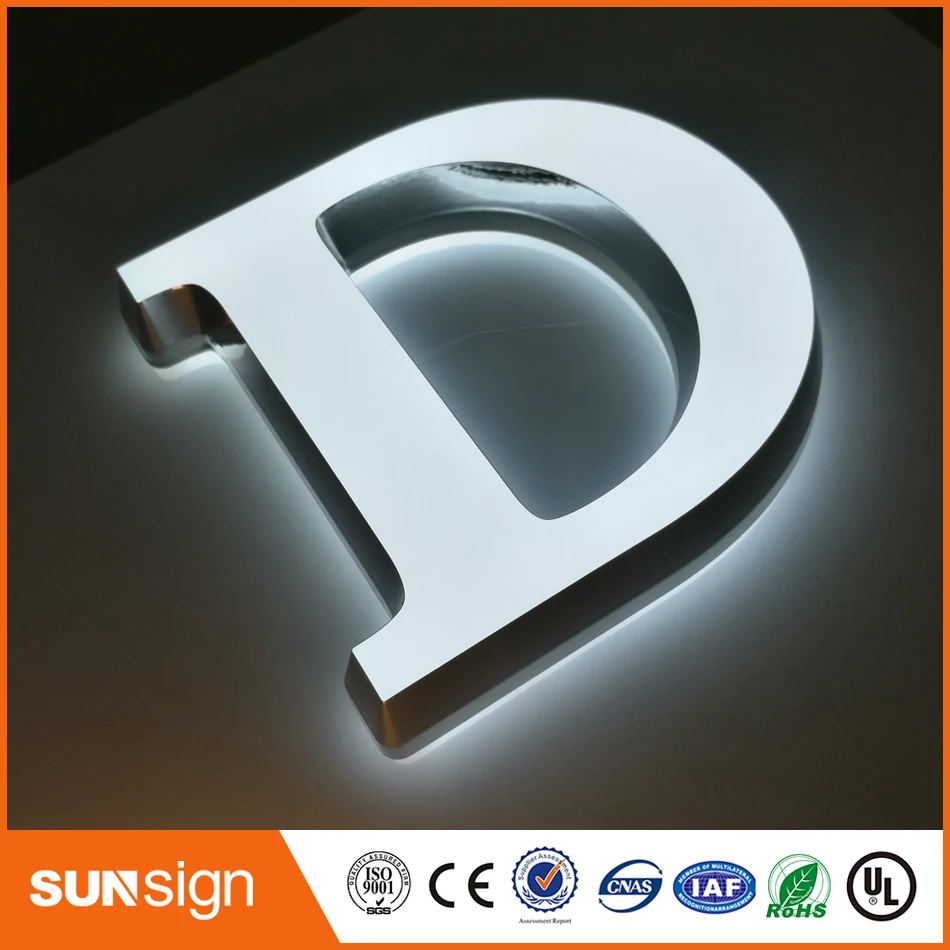 

wholesale frontlit illuminated sign acrylic LED letters