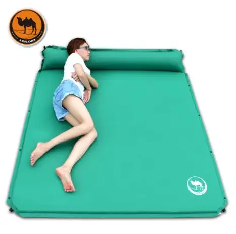 CS-033-3 2 Person Broadened Automatic Inflatable Mattress Outdoor Camping Cushion Car Self Driving Hiking Picnic Pad BBQ Mat