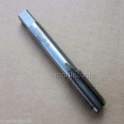 16mm x 1.25 Metric HSS Right hand Tap M16 x 1.25mm Pitch