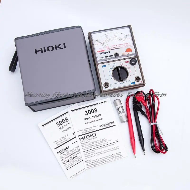 Fast arrival HIOKI 3008 Analog Multimeters 1m drop resistance to limit short-circuit current industrial field use