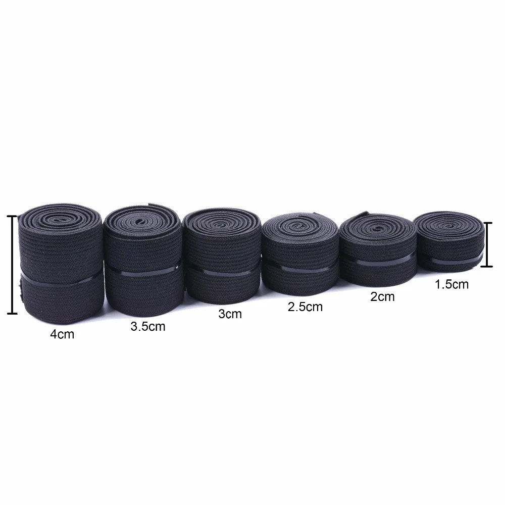 6PCS/Lot  Wig Elastic Band  Black Color For Making Wigs and Lace Frontal Closure Wig Accessories