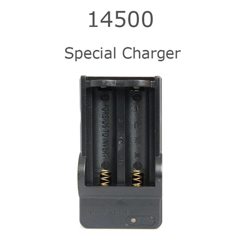 

100pcs/lot Double Charger Lithium Battery Charger for 3.7v 14500 Li-ion Rechargeable Battery AC 100-240V Wholesale