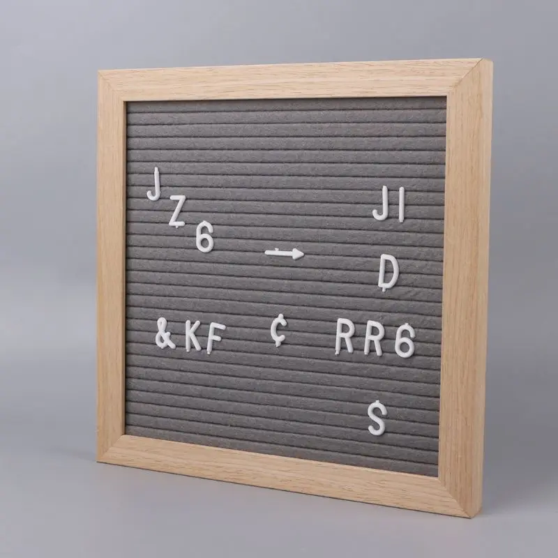 ตัวอักษรสำหรับ Felt Letter Board 290ชิ้นตัวเลขสำหรับกระดานจดหมายเปลี่ยนได้