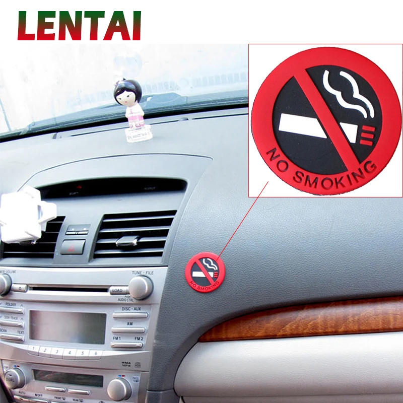 OVERE 1Pc Car stickers NO SMOKING Styling For Volvo Toyota Renault Chevrolet cruze Opel astra h Nissan qashqai Peugeot 307 308