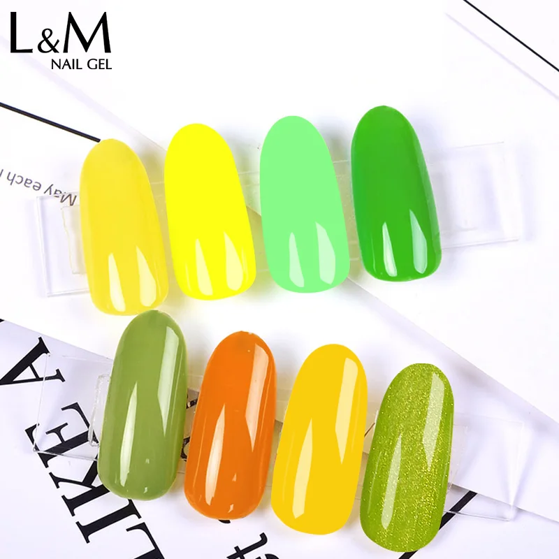 6pcs Gelatu IDO Nail Gel Polish Nail Art Salon 108 Bright colors Varnish colorful Glue adhesive nail stickers gelish for nails