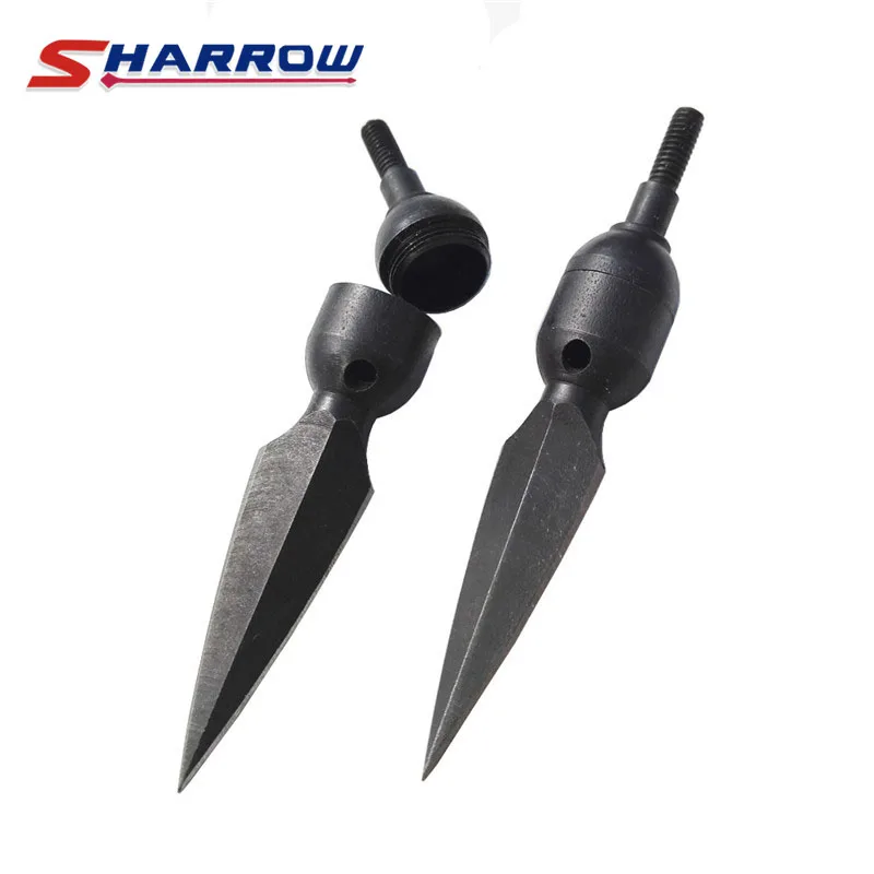 

6pcs Archery Broadhead 270Gr Arrow Head Stainless Steel Traditional Arrowhead Arrow Points Tips Hunting Arrow Head