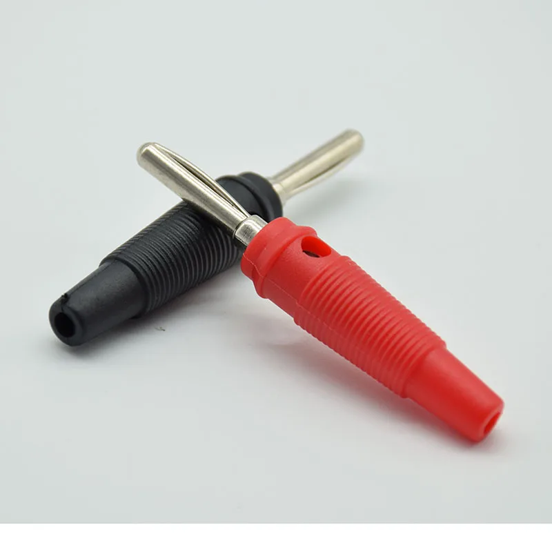 20A 4mm Banana Plug Copper Single needle High Current Insulated Shrouded Stackable Connector Soldering Type BP412