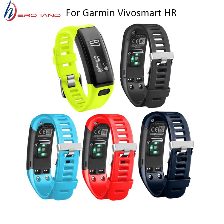 For garmin VIVO Smart HR Band Replacement Sports Silicone Bracelet Strap Band for garmin Bracelet Vivosmart HR Band Smart Strap