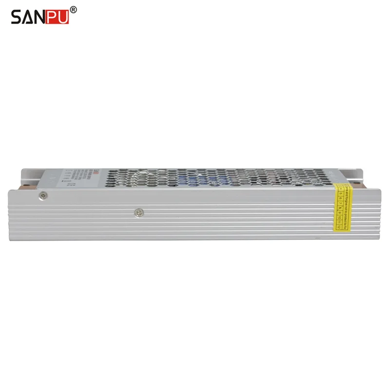 Imagem -04 - Sanpu Fonte de Alimentação de Comutação Transformador Slim sem Ventilador para Led Interno 300 Watts 12 Amp Cabeamento de Iluminação