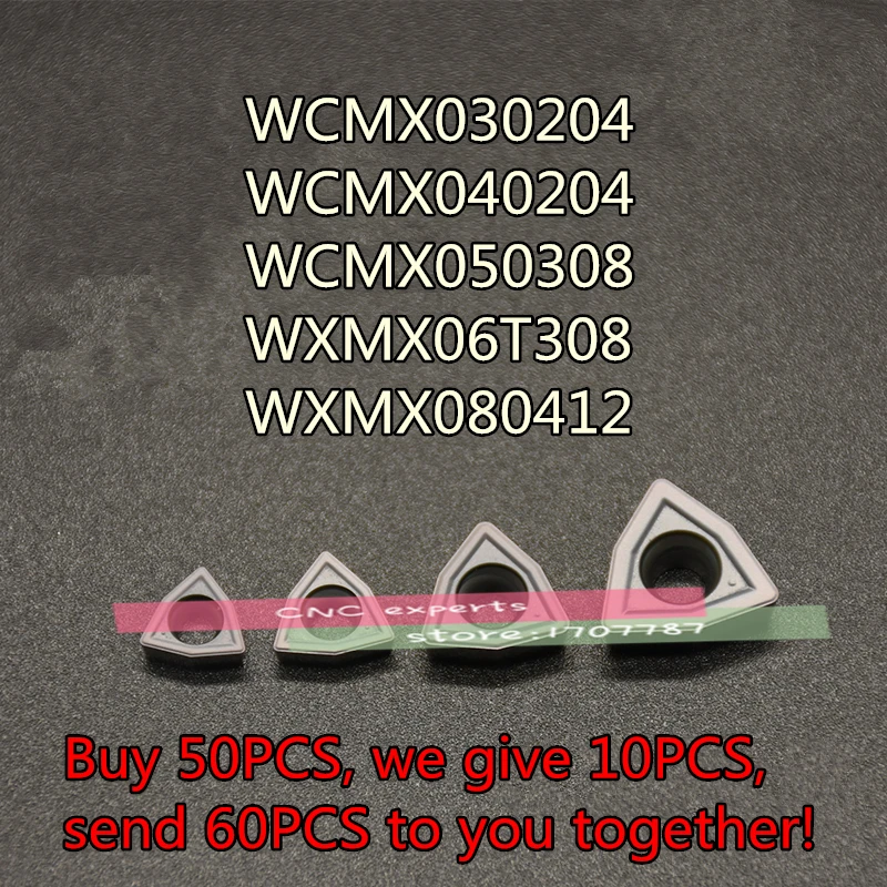 

WCMX030204 WCMX040204 WCMX050308 WCMX06T308 WCMX080412 * 10 шт. фрезерные вставки, WCMX вставки из карбида вольфрама для U-drill
