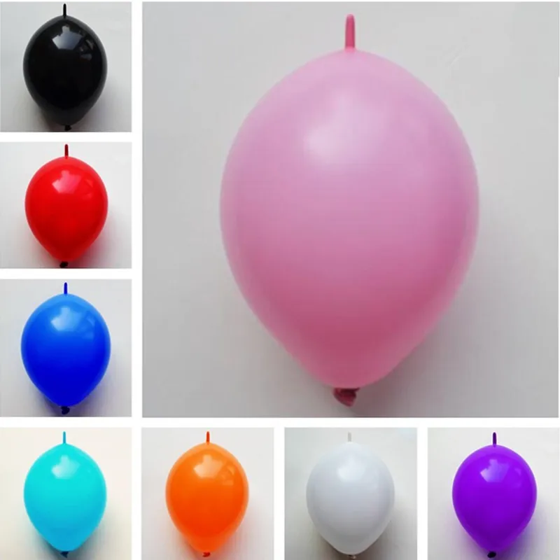 100pcs/lot 6 inch Link balloons Wedding Party Decorations tail ballon Home & Garden /Event & Party Supplies /Marriage room decor