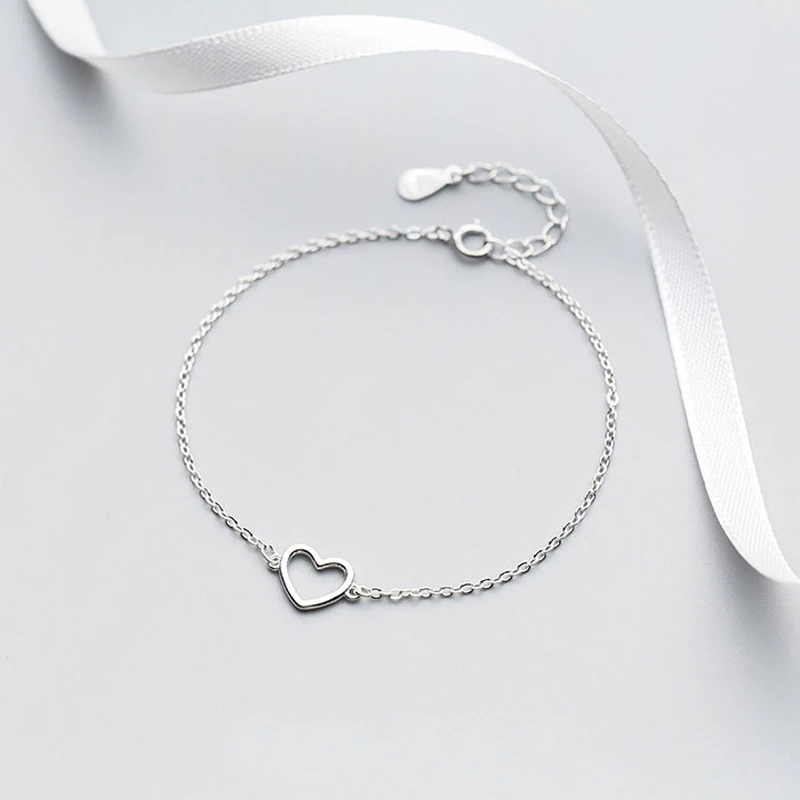 La Monada Heart Bracelets For Women Silver 925 Sterling Fine Silver 925 Jewelry For Women\'s Bracelets Chain Female