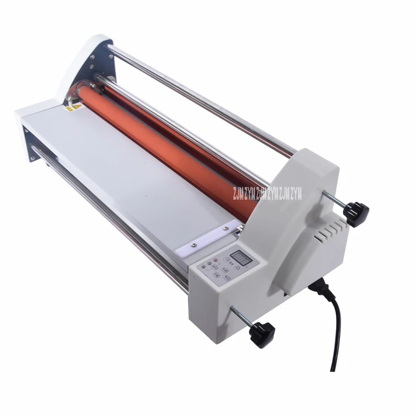 220V/50Hz 450mm Digital Four Rollers Hot&Cold Roll Laminating Machine Laminator V480 photo paper laminator