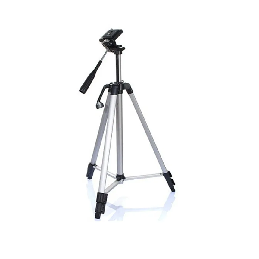 Universal Portable Aluninum 330A Pro Light Stand Tripod for Digital SLR Camera Camcorder Lightweight 53 Inch Three-way Head