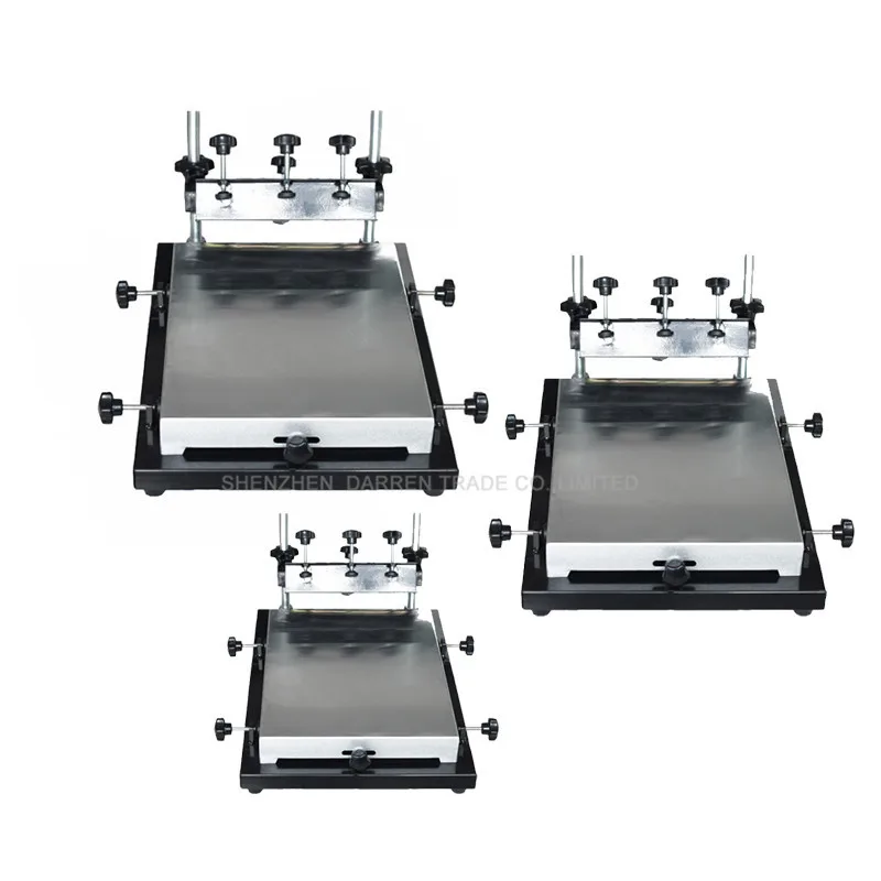 1pc Single Color Screen Printer For T-shirt Flat Press Machine With 320*440mm Printing Area