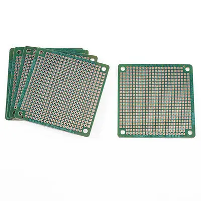 5 Pcs FR-4 Single Side DIY Universal PCB Board Stripboard 6cm x 6cm