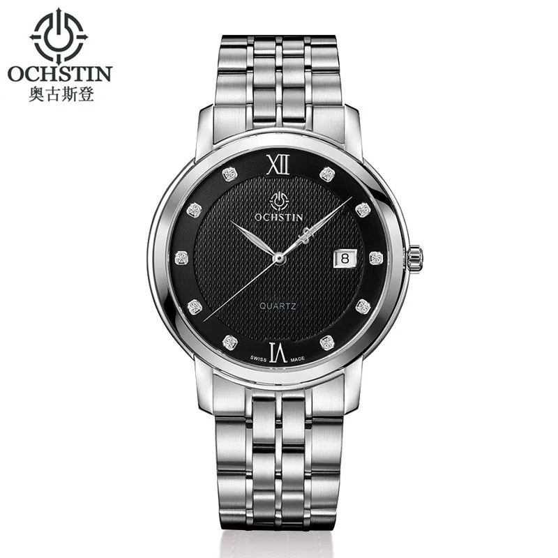 OCHSTIN Brand Men's Clcok Women Simple Fashion Casual Watches Men Date Waterproof Lady Quartz Mens Wrist Watch Relogio Masculino