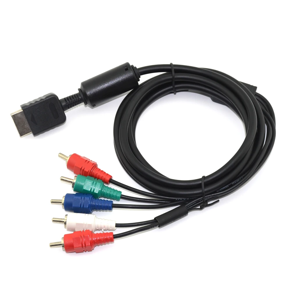 NEW for SONY Playstation 2 3 PS2 PS3 Slim HD Component AV Video-Audio Cable Cord universal color line