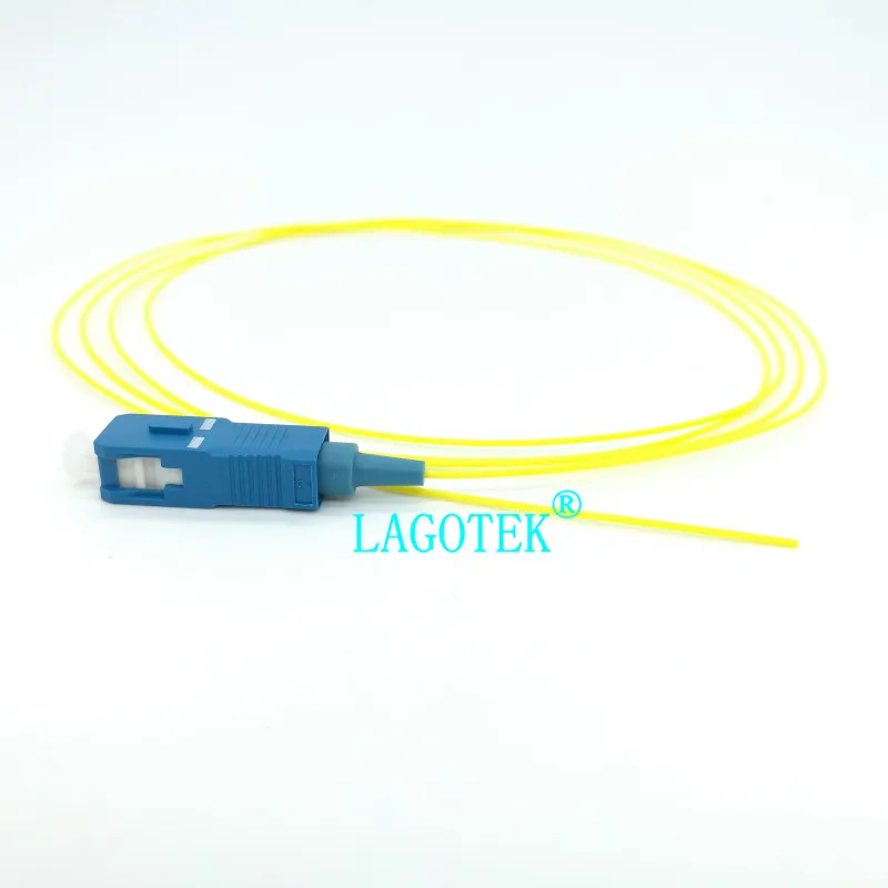 SC UPC Fiber Optic Pigtail Simplex 0.9mm 9/125 Single Mode 1.0Meter