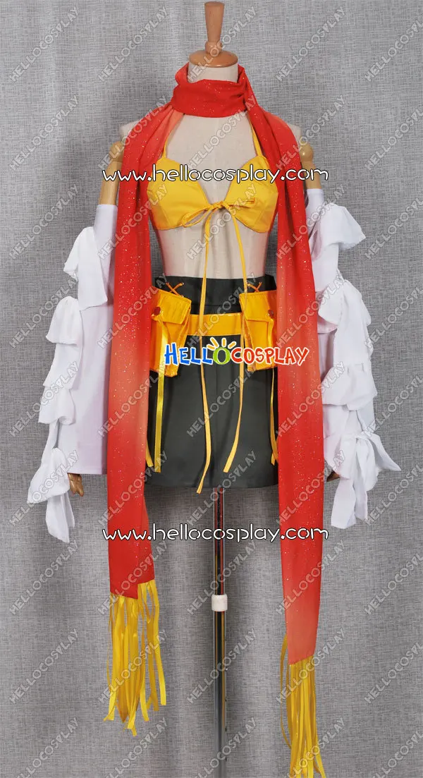 

Final Fantasy XII Rikku Cosplay Costume H008