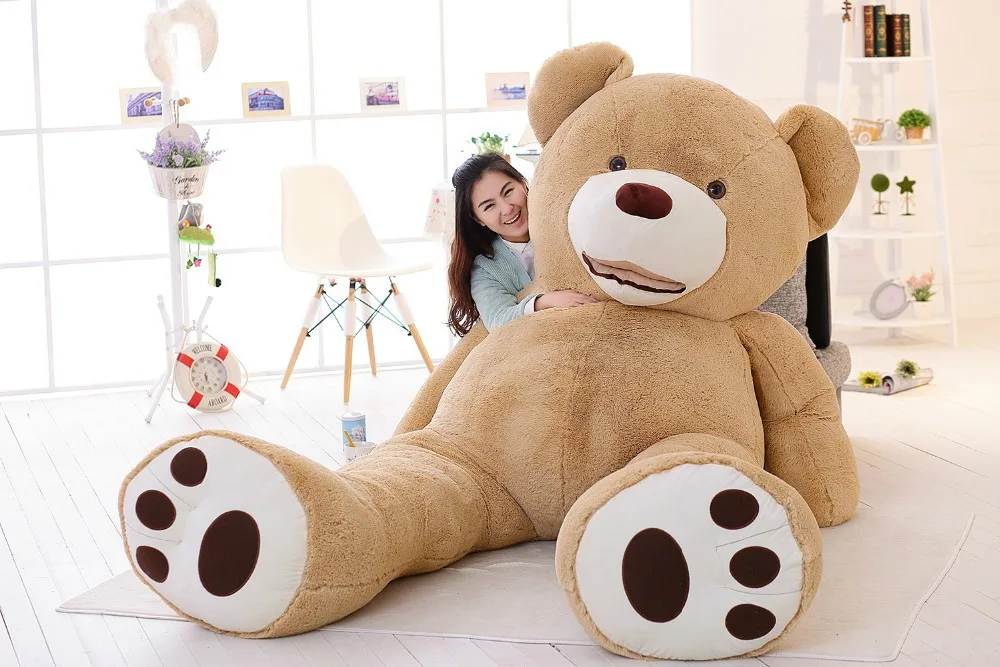 super huge smile bear plush toy , about 240cm teddy bear plush toy bear doll sleeping pillow toy surprised gift w9498