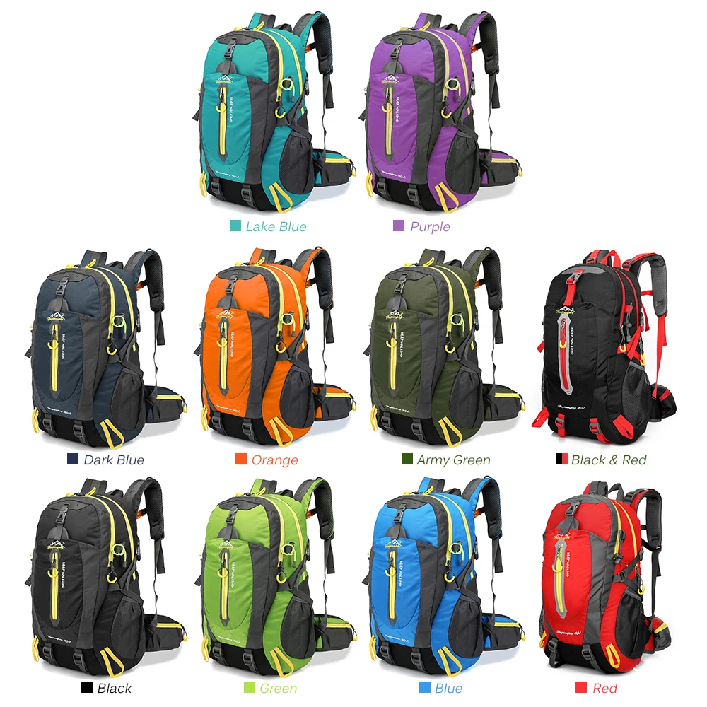 40L Biking Hydration Backpack Portable Sports Water Bags Cycling Backpack Outdoor Climbing Camping Bicycle MTB Mountain Bike