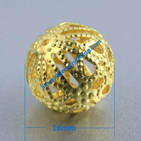 

1000pcs 16mm Filigree jewelry findings copper beads metal filigree findings spacer beads shipping free