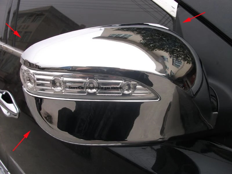

2 шт. ABS хромированная накладка на боковое зеркало 2010 2011 2012 для Hyundai Tucson ix35 Dualis 2011