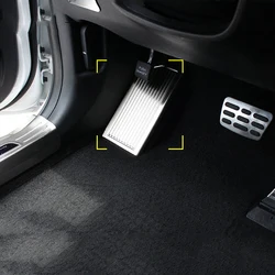 Stainless Steel Car Left Foot Rest Pedal Plate Cover Protection For Kia Sportage 4 QL 2016 2017 2018 2019 2020 2021 Accessories