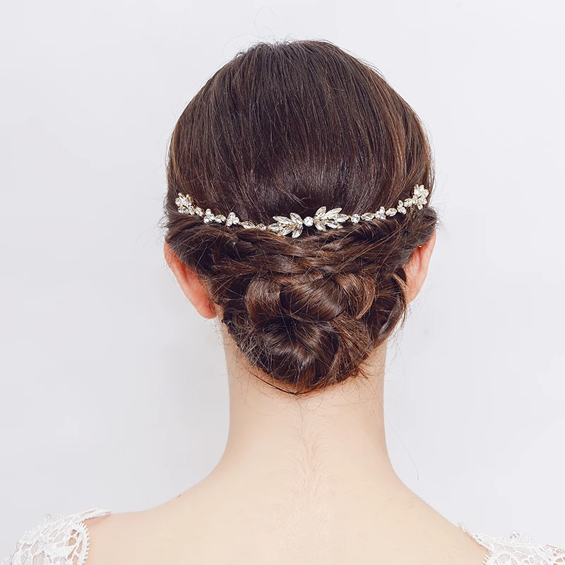 Miallo  Classic Wedding Long Hair Combs Austrian Crystal Bendable Bride Hair Jewelry Accessories Women Hairpins Hairpieces